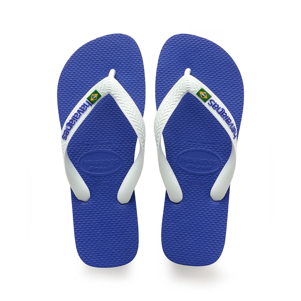 Women’s Brazil Logo Flip Flops size 7/8